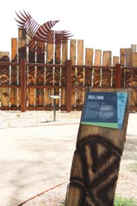 Image of Yea Wetlands Discovery Centre artwork by Mick Harding