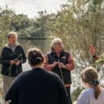 wawa biik guides and group on tour