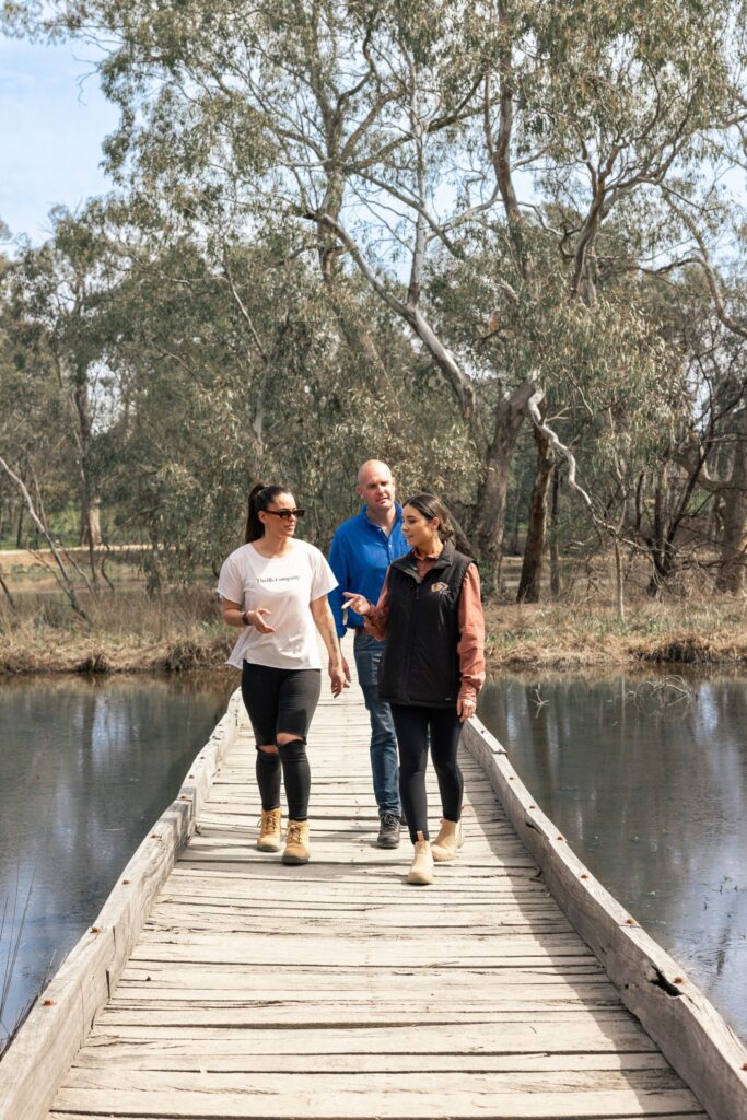 HPI_Tahbilk_walk with Bonnie