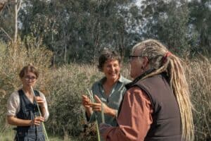 Cath and Bronte from the Arb