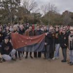 Group photo of Taungurung community doing Yoorook Justice walk