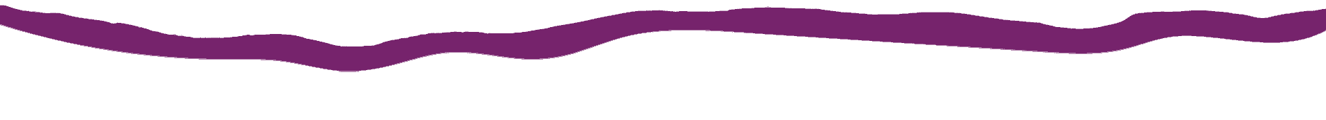Decorative header with overlapping purple waves at the top on a white background.